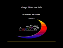 Tablet Screenshot of droge.lifeismore.info